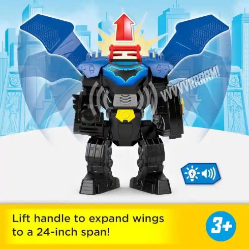 Mattel Fisher-Price Batman - Batman interaktív repülő robotja, DC Super Friends