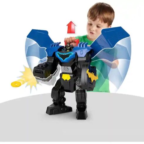 Mattel Fisher-Price Batman - Batman interaktív repülő robotja, DC Super Friends