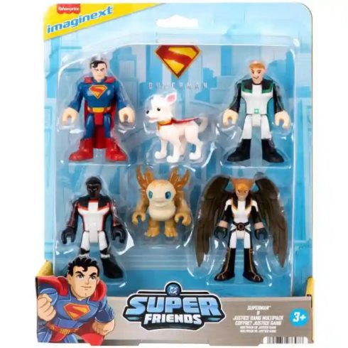 Mattel Fisher-Price Superman - Superman és az Igazság Ligája figuraszett, DC Super Friends