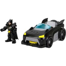   Mattel Fisher-Price Batman - Batmobile autó Batman figurával és kilövővel, DC Super Friends