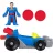   Mattel Fisher-Price Superman - Supermobile autó Superman figurával és kilövővel, DC Super Friends