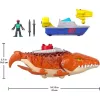 Mattel Fisher-Price - Jurassic World: Újjászületés Mosasaurus üldözése interaktív játékszett, Rebirth