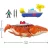   Mattel Fisher-Price - Jurassic World: Újjászületés Mosasaurus üldözése interaktív játékszett, Rebirth
