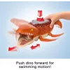 Mattel Fisher-Price - Jurassic World: Újjászületés Mosasaurus üldözése interaktív játékszett, Rebirth