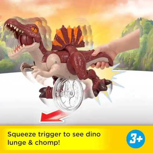 Mattel Fisher-Price - Jurassic World: Újjászületés Rohanó Spinosaurus dinó, Rebirth