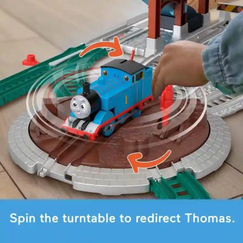 Mattel Fisher-Price - Thomas, a gőzmozdony: Motorizált hordószállító vonatszett