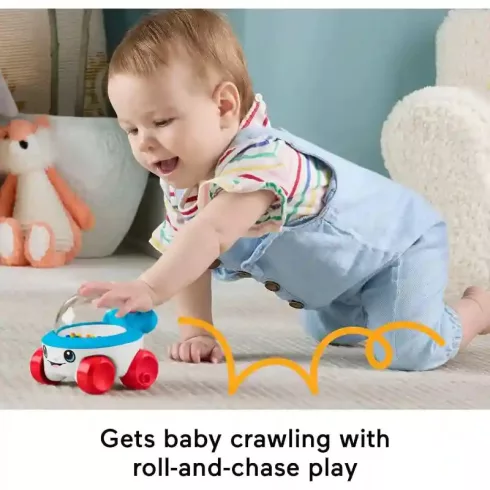 Mattel Fisher-Price tologatós kisautó pattogó gyöngyökkel