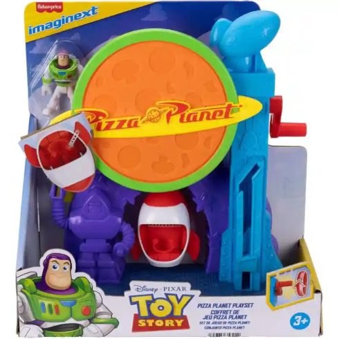 Mattel Fisher-Price Toy Story - Pizza Planet játékkészlet Buzz Lightyear figurával