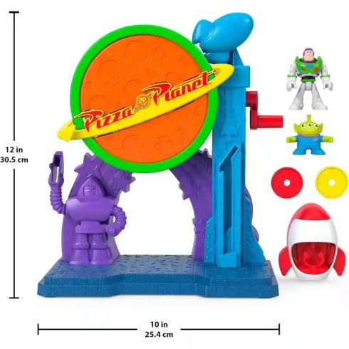 Mattel Fisher-Price Toy Story - Pizza Planet játékkészlet Buzz Lightyear figurával