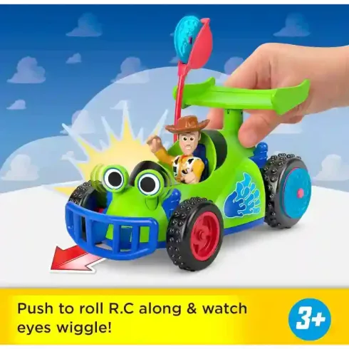 Mattel Fisher-Price Toy Story - Woody és RC autója kilövővel