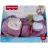   Mattel Fisher-Price - Interaktív szunyókáló lila plüss majom hanggal és mozgással