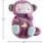   Mattel Fisher-Price - Interaktív szunyókáló lila plüss majom hanggal és mozgással