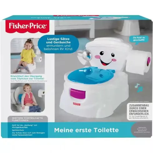 Mattel Fisher-Price - Interaktív bili, babavécé levehető WC ülőkével kicsiknek