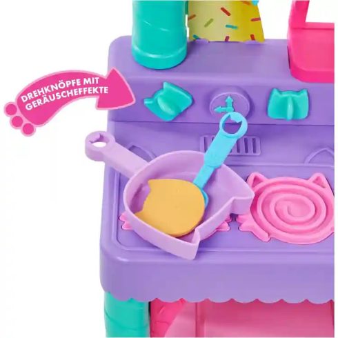 Gabi babaháza: Süti életnagyságú interaktív játékkonyhája