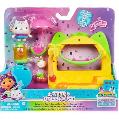 Gabi babaháza: Gabi turmixparti erkélye Süti figurával