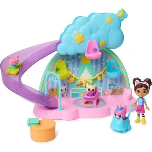 Gabi babaháza: Kitty Care játszószoba csúszdával, Gabby"s Dollhouse