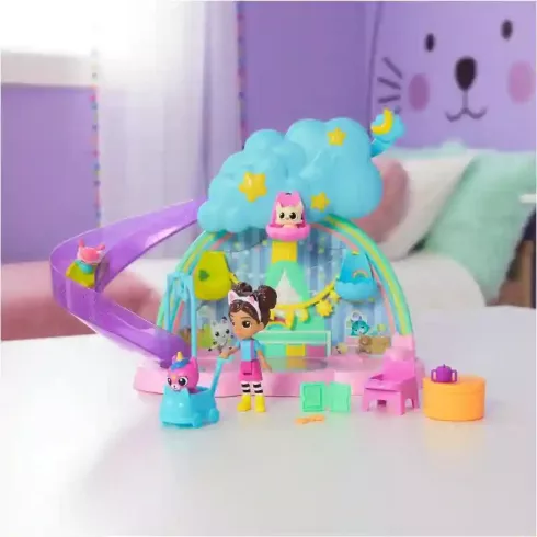 Gabi babaháza: Kitty Care játszószoba csúszdával, Gabby's Dollhouse