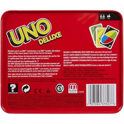 Mattel Games - UNO Deluxe kártyajáték