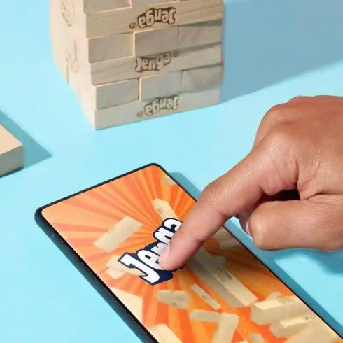 Hasbro Jenga társasjáték digitális kockával