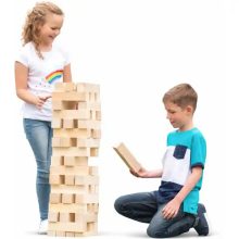 Giant Wooden XXL óriás toronyépítő társasjáték