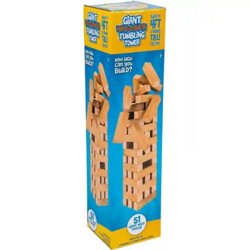 Giant Wooden XXL óriás toronyépítő társasjáték