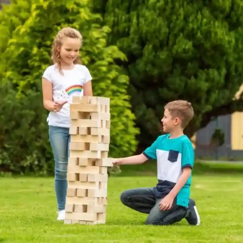 Giant Wooden XXL óriás toronyépítő társasjáték