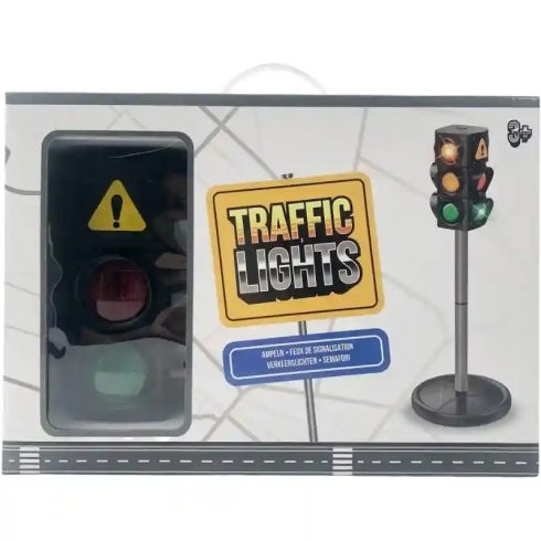 Interaktív játék közlekedési lámpa, jelzőlámpa