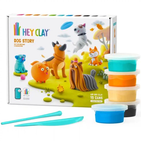 Hey Clay - "Kutyák" színes gyurma készlet