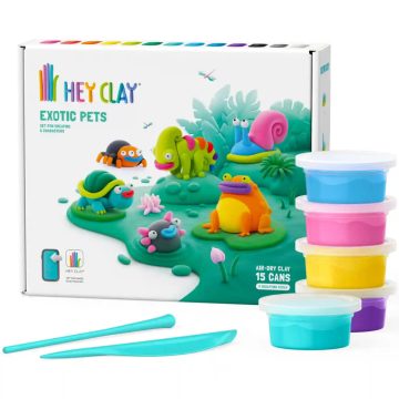   Hey Clay - "Egzotikus kedvencek" színes gyurma készlet