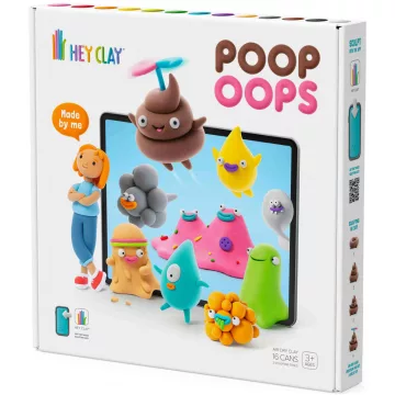 Hey Clay - "Poop Oops" színes gyurma készlet