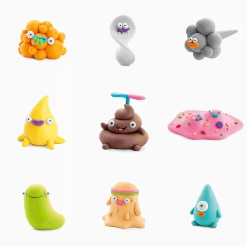 Hey Clay - "Poop Oops" színes gyurma készlet