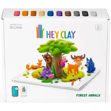   Hey Clay - "Erdei állatok" színes gyurma készlet
