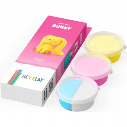 Hey Clay - Nyuszi színes gyurma készlet