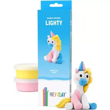 Hey Clay - Lighty unikornis színes gyurma készlet