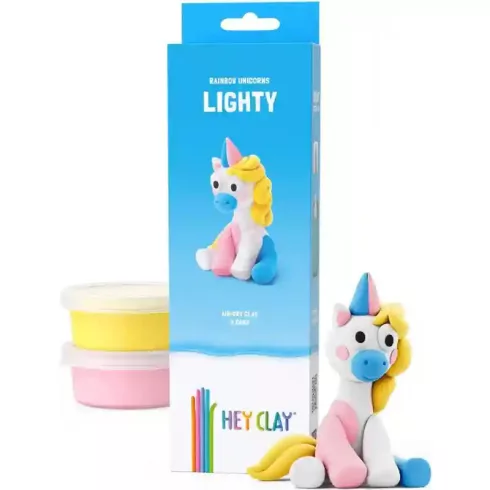 Hey Clay - Lighty unikornis színes gyurma készlet