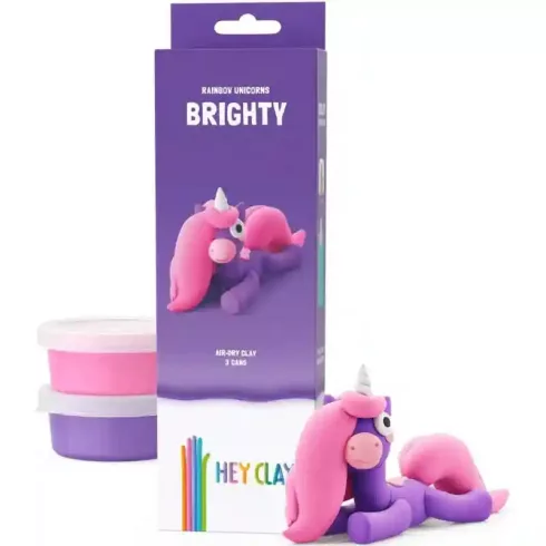 Hey Clay - Brighty unikornis színes gyurma készlet