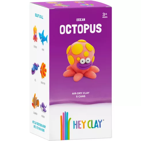 Hey Clay - "Polip" színes gyurma készlet