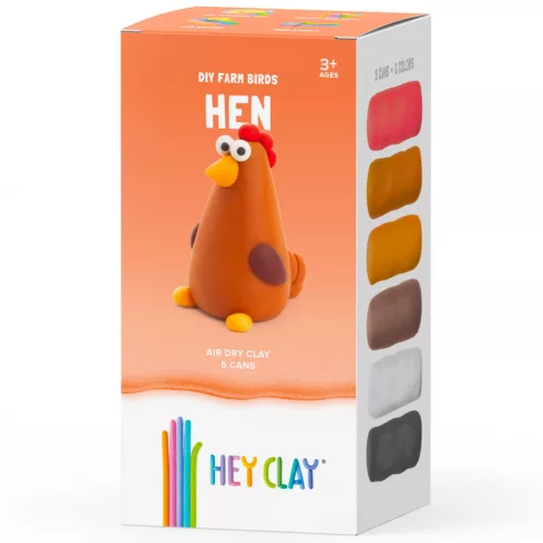 Hey Clay - "Tyúk" színes gyurma készlet