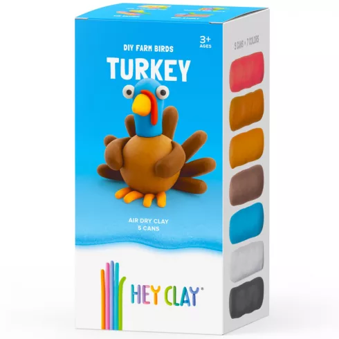 Hey Clay - "Pulyka" színes gyurma készlet