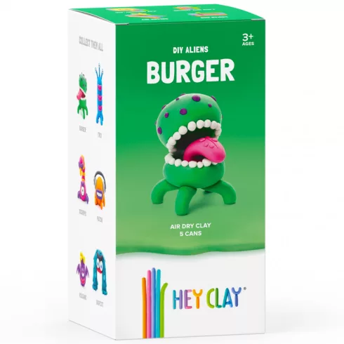 Hey Clay - "Burger" színes gyurma készlet
