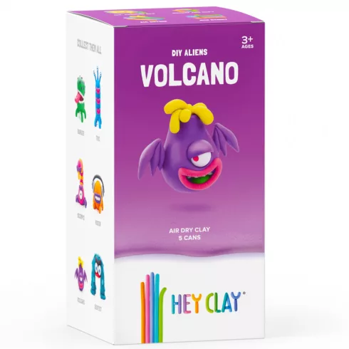 Hey Clay - "Volcano" színes gyurma készlet