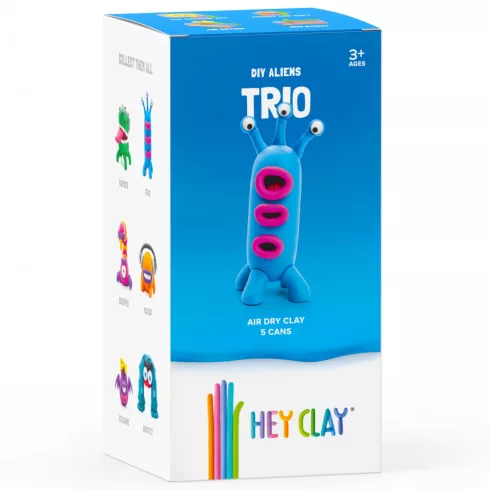 Hey Clay - "Trio" színes gyurma készlet