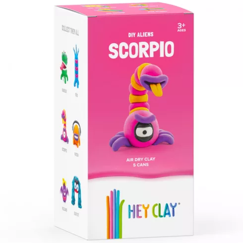 Hey Clay - "Scorpio" színes gyurma készlet