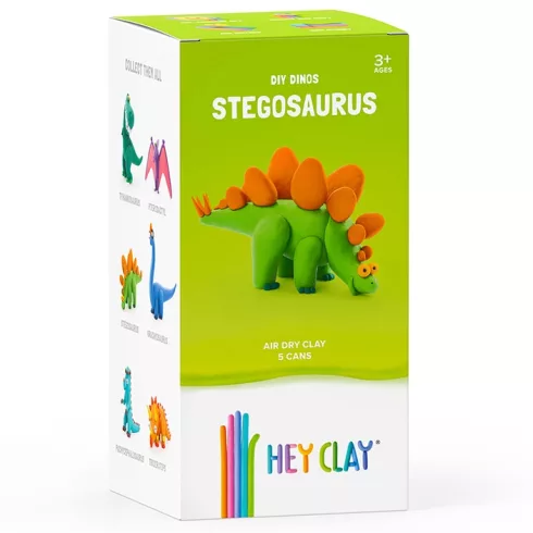 Hey Clay - "Sztegoszaurusz dinó" színes gyurma készlet