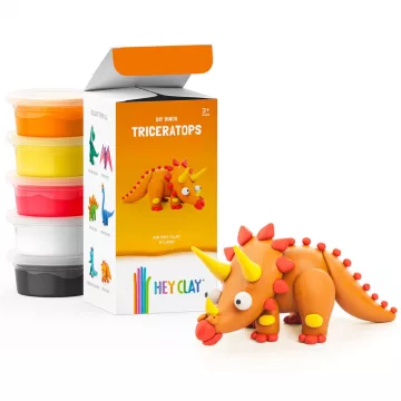   Hey Clay - "Triceratopsz dinó" színes gyurma készlet