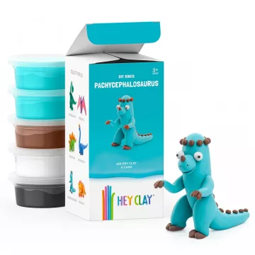   Hey Clay - "Pachycephaloszaurusz dinó" színes gyurma készlet