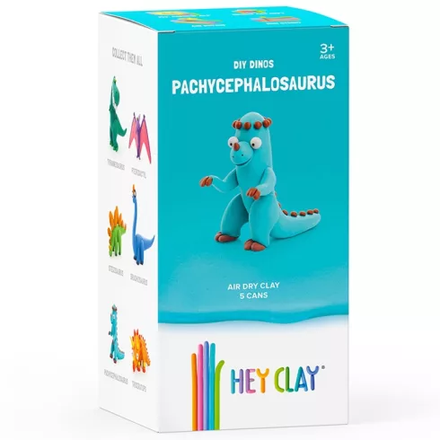 Hey Clay - "Pachycephaloszaurusz dinó" színes gyurma készlet
