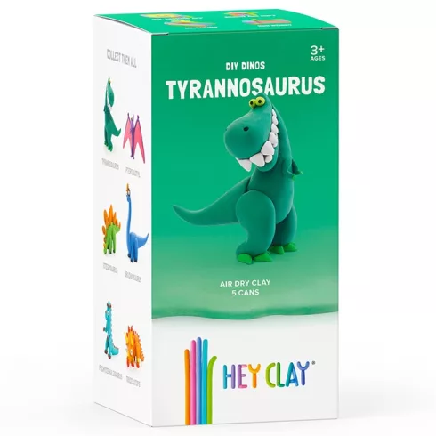 Hey Clay - "Tirannoszaurusz Rex dinó" színes gyurma készlet