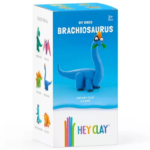 Hey Clay - "Brachioszaurusz dinó" színes gyurma készlet