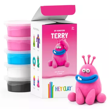 Hey Clay - "Terry" színes gyurma készlet